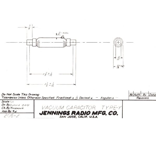Jennings Y-2 Drawing - Max-Gain Systems, Inc.