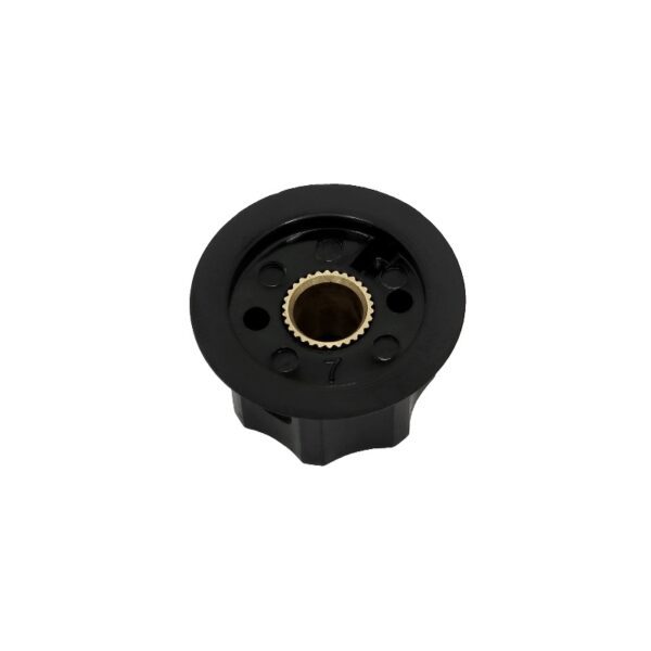 Small Fluted Tuning Knob WITH white indicator dots MGS-KNOB-06 view 2 800x800 - Max-Gain Systems, Inc.