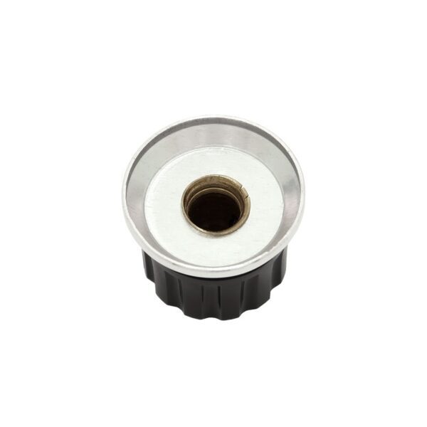 Small Fluted Tuning Knob with Aluminum Skirt WITH white indicator line MGS-KNOB-11 view 2 800x800 - Max-Gain Systems, Inc.
