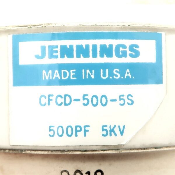 Jennings CFCD-500-5S Product Label - Max-Gain Systems, Inc.