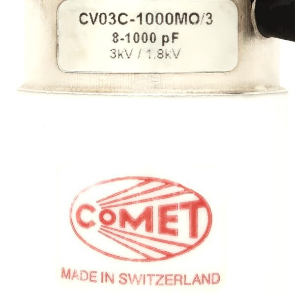 Comet CV03C-1000 MO3 or CVDU-1000CC3-EKF-U Label - Max-Gain Systems, Inc.