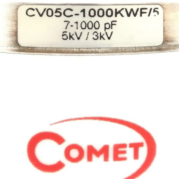 Comet CV05C-1000KWF5 Label - Max-Gain Systems, Inc.