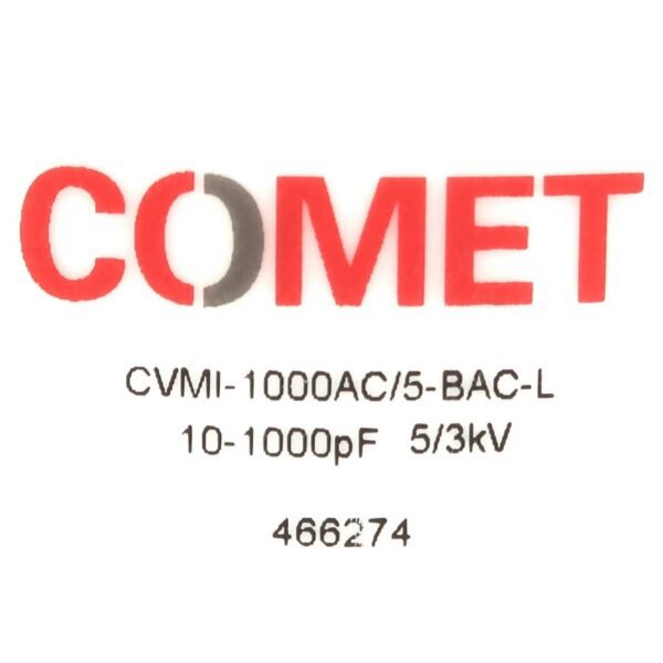 Comet CVMI-1000AC-5-BAC-L Label - Max-Gain Systems, Inc.
