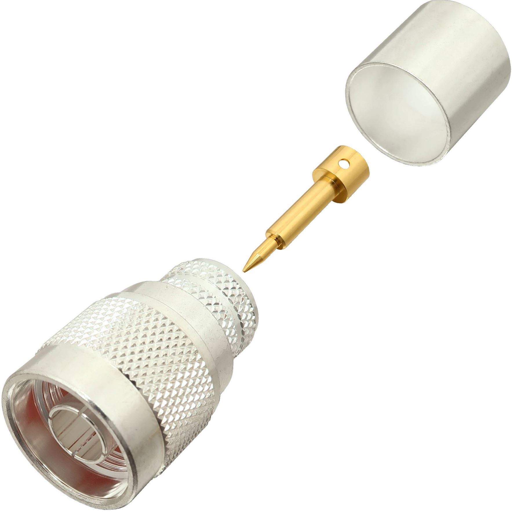 RF Industries RFN-1005-3C Type N Male Crimp Plug For Group C Cable - New