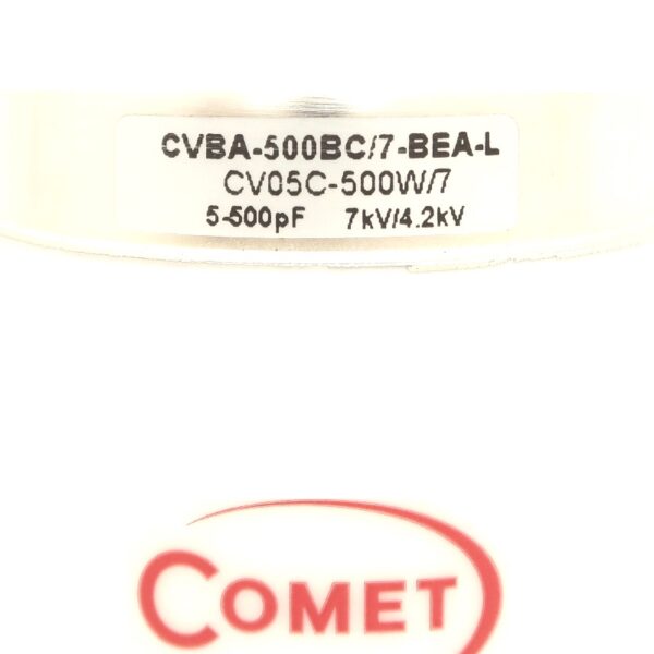Comet CVBA-500BC7-BEA-L Label - Max-Gain Systems Inc