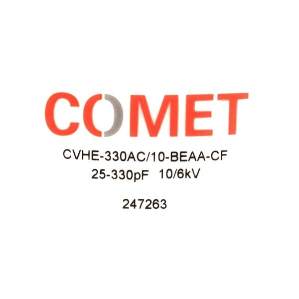 Comet CVHE-330AC10-BEAA-CF Label - Max-Gain Systems Inc