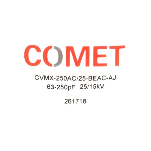 Comet CVMX-250AC25-BEAC-AJ Label - Max-Gain Systems, Inc.