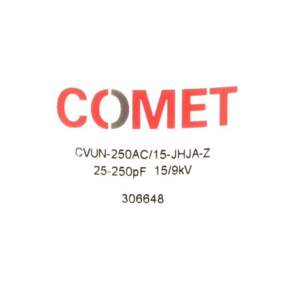 Comet CVUN-250AC15-JHJA-Z Label - Max-Gain Systems Inc