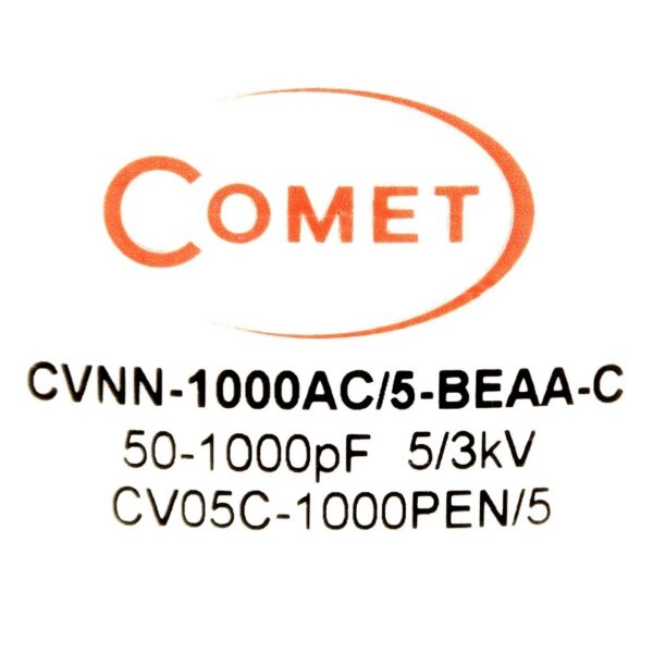 Comet CV05C-1000PEN5 or CVMN-1000AC5-BEAA-C Label - Max-Gain Systems Inc