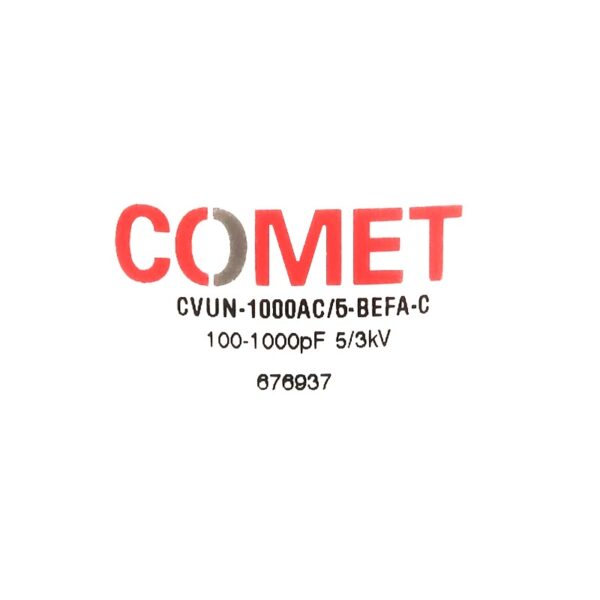 Comet CVUN-1000AC5-BEFA-C Label - Max-Gain Systems, Inc.