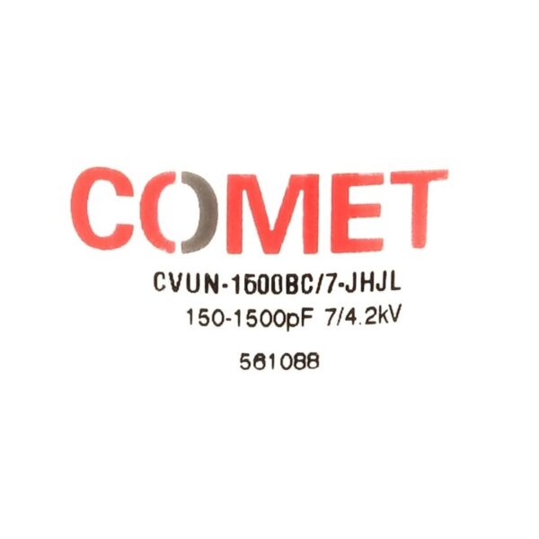 Comet CVUN-1500BC7-JHJL Label - Max-Gain Systems Inc
