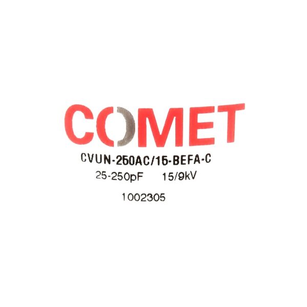 Comet CVUN-250AC15-BEFA-C Label - Max-Gain Systems, Inc.