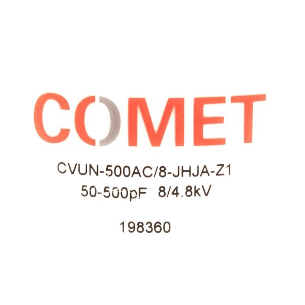 Comet CVUN-500AC8-JHJA-Z1 Label - Max-Gain Systems Inc
