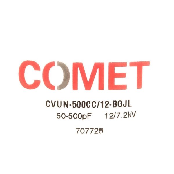 Comet CVUN-500CC12-BGJL Label - Max-Gain Systems Inc