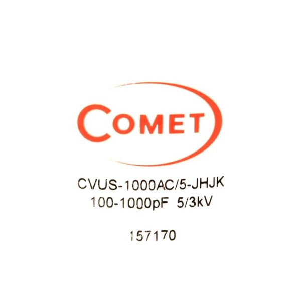 Comet CVUS-1000AC5-JHJK Label - Max-Gain Systems Inc