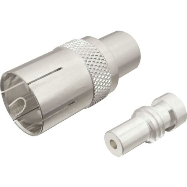 MGS 7506S Silver UG-174 Reducer (2-Piece Set) – For PL-259 To RG-174 Coax Cable