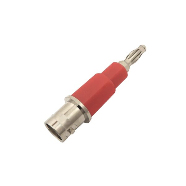 BNC female to Single Binding Post plug (RED) adapter 7119-R 800x800 - Max-Gain Systems Inc