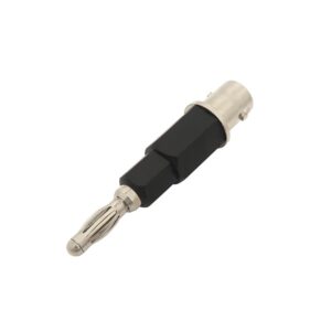 Single Banana Plug (BLACK) to BNC female adapter 7119-B 800x800 - Max-Gain Systems Inc