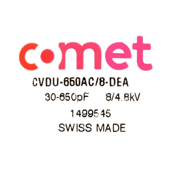 Comet CV05C-650R8 or CVDU-650AC8-DEA Label - Max-Gain Systems Inc
