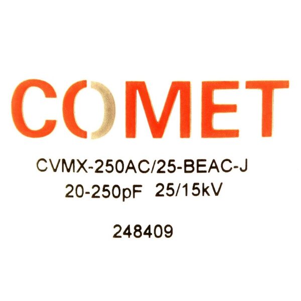 Comet CVMX-250AC25-BEAC-J Label - Max-Gain Systems Inc