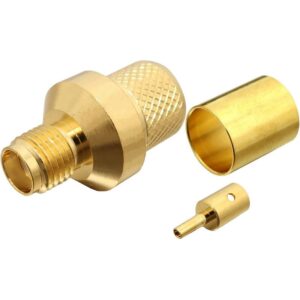 SMA female Crimp Connector for RG-8, RG-11, RG-83, RG-213, RG-393, LMR-400, and other 0.405 Inch OD Coax 7806-SMA-400 800x800 - Max-Gain Systems Inc