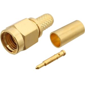 SMA male Crimp Connector for LMR-195, RG-58, and other 0.195 Inch OD Coax 7805-SMA-58 800x800 - Max-Gain Systems Inc