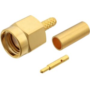 SMA male Crimp Connector for RG-174, RG-316, and LMR-100A Coax 7805-SMA-174 800x800 - Max-Gain Systems Inc