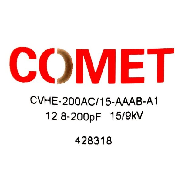 Comet CVHE-200AC15-AAAB-A1 Label - Max-Gain Systems Inc