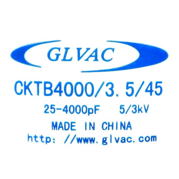 GLVAC CKTB4000-3.5-45 NEW Label - Max-Gain Systems Inc