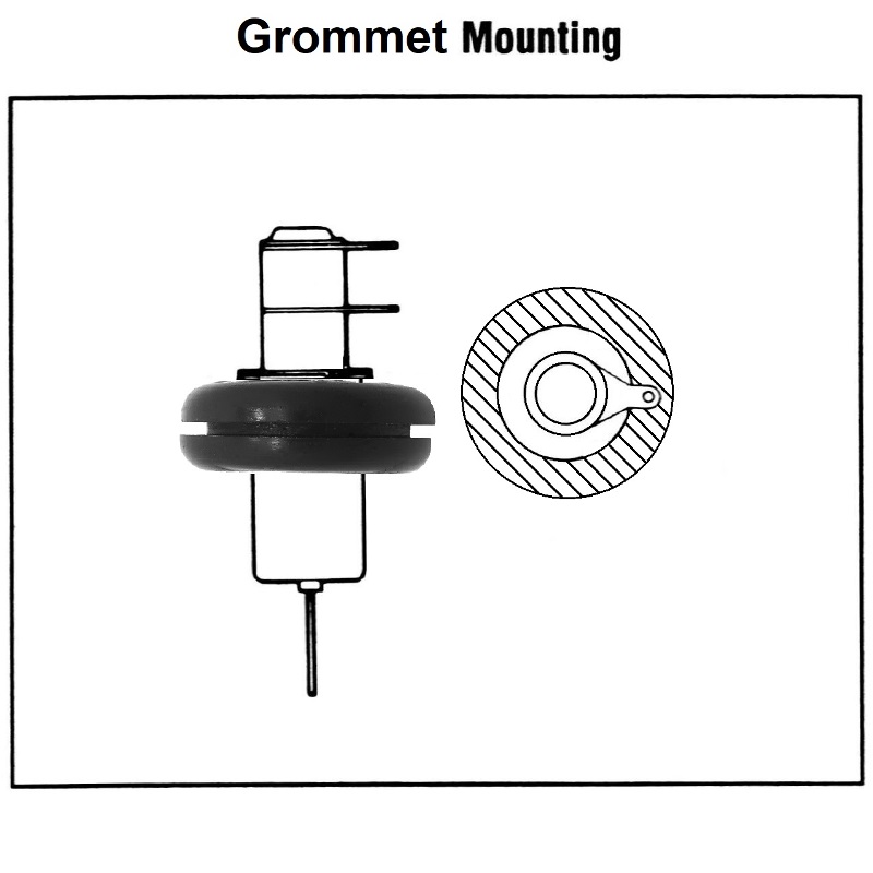 How To Mount Diaphragm-Stacked Vacuum Relays - Grommet Mounting 800x800 - Max-Gain systems, Inc