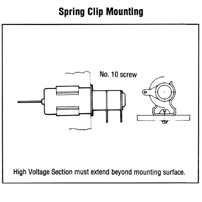 How To Mount Diaphragm-Stacked Vacuum Relays - Spring Clip Mounting 800x800 - Max-Gain systems, Inc