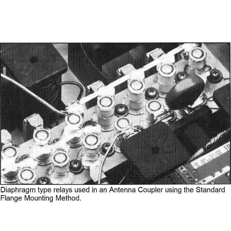 How To Mount Diaphragm-Stacked Vacuum Relays - Standard Flange Mounting Example 800x800 - Max-Gain systems, Inc