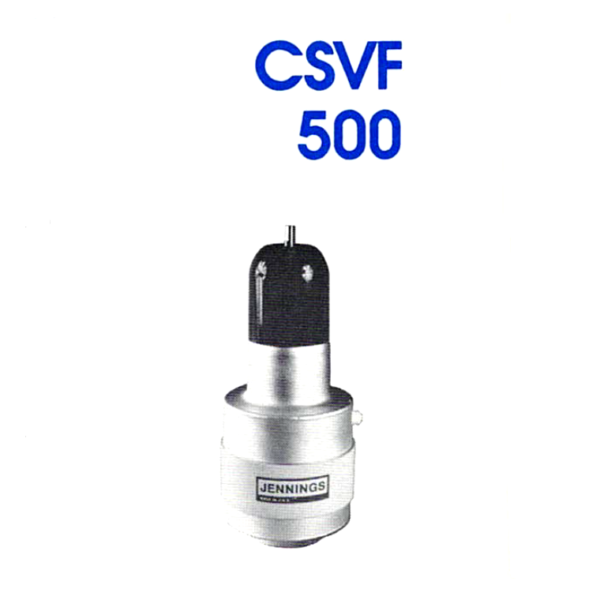Jennings CSVF-500-0015 Catalog Picture - Max-Gain systems, Inc