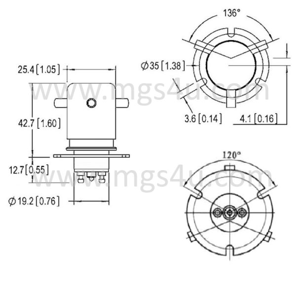 Greenstone VC-2SF Vacuum Relay Drawing 800x800 - Max-Gain Systems, Inc.