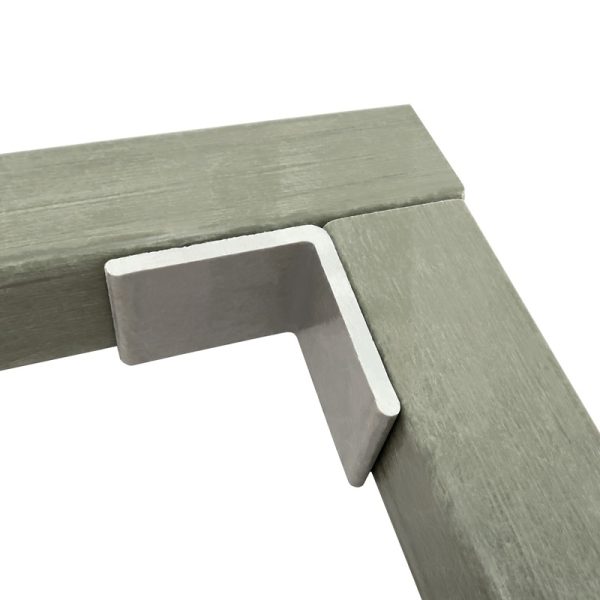 1.50 inch wide Fiberglass Angle Bracket used with 1.5 inch on-side square 800x800 - Max-Gain Systems, Inc.