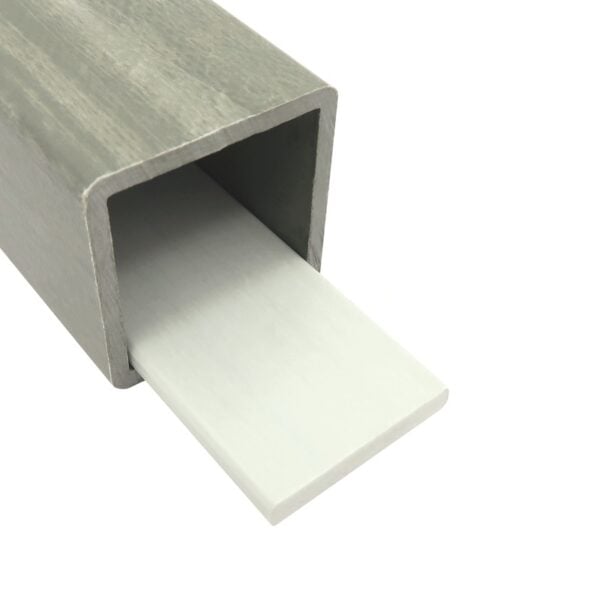 FSRP-114-316 1.25 inch x 0.1875 inch Fiberglass Flat Strip Solid Rectangle fits inside ST-150-18 1.50 inch On-Side x .125 Wall Square Hollow Tube 800x800 - Max-Gain Systems, Inc.