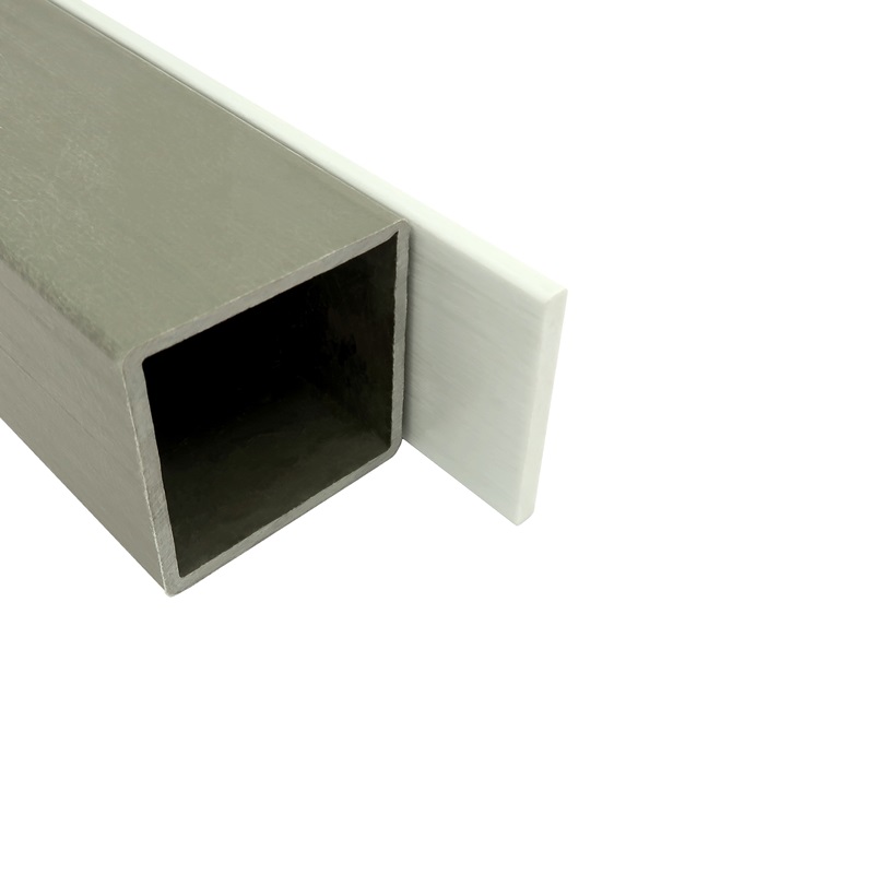 FSRP-2-316 2 inch x 0.1875 inch Fiberglass Flat Strip Solid Rectangle matches side length with ST-2-18 2 inch On-Side x .125 Wall Square Hollow Tube 800x800 - Max-Gain Systems, Inc.