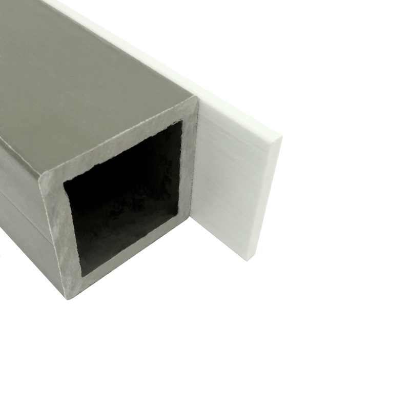 FSRP-2-316 2 inch x 0.1875 inch Fiberglass Flat Strip Solid Rectangle matches side length with ST-2-QTR 2 inch On-Side x .25 Wall Square Hollow Tube 800x800 - Max-Gain Systems, Inc.