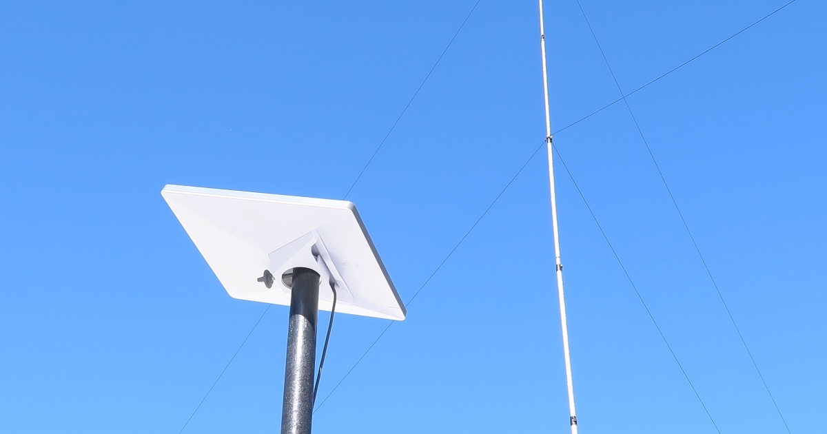 How to Mount Starlink Mini onto a fiberglass mast Featured Image 1200x630 - Max-Gain Systems, Inc.