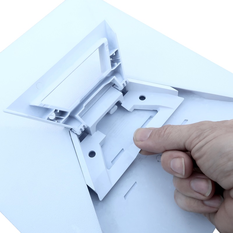 Starlink Mini Dish Kickstand removal step 1 800x800 - Max-Gain Systems, Inc.