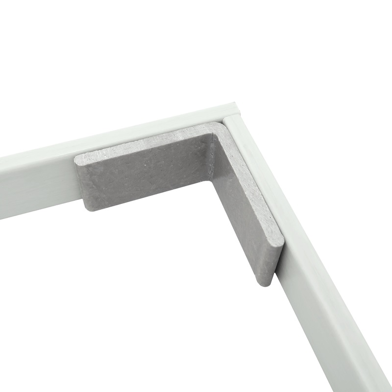 1 inch wide Fiberglass Angle Bracket used with 1 inch x 0.25 inch Fiberglass Flat Strip Solid Rectangle 800x800 - Max-Gain Systems, Inc.