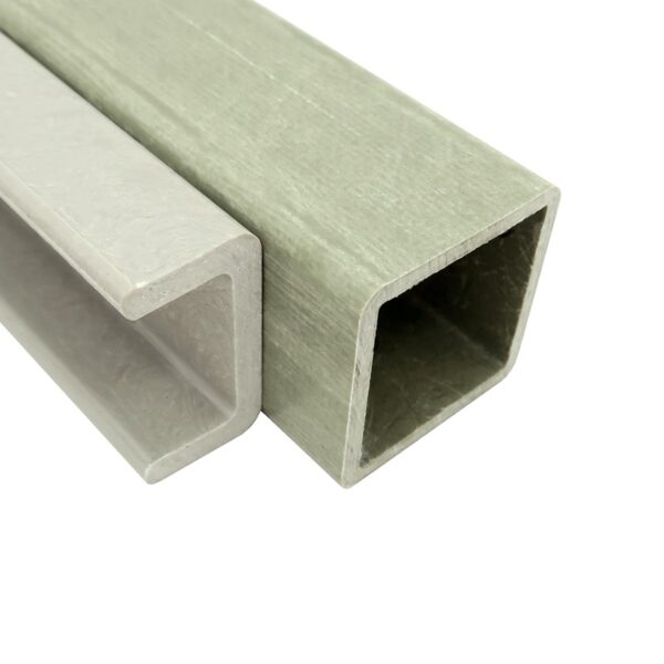 CHN-150-812-1875-S 1.5 On-Side x 0.8125 On-Side x 0.1875 inch WALL Fiberglass Channel matches side length with ST-150 1.5x1.5 inch On-Side Square Tube 800x800 - Max-Gain Systems, Inc.