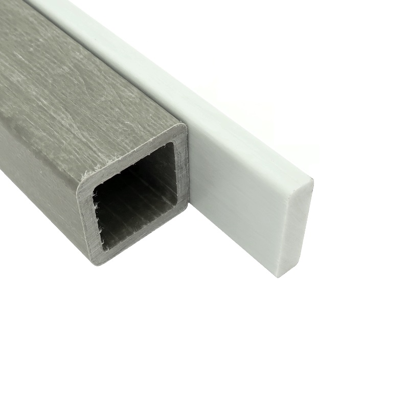 FSRP-1-QTR 1 inch x 0.25 inch Fiberglass Flat Strip Solid Rectangle matches side length with ST-1 1 inch On-Side x .125 Wall Square Hollow Tube 800x800 - Max-Gain Systems, Inc.