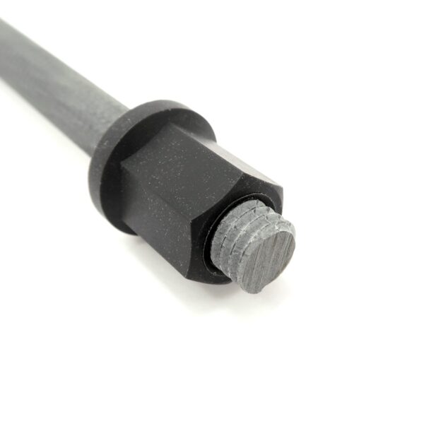 ATR-38-16UNC 0.375 inch x 16UNC Fiberglass All Thread Rod with FHN-38-16UNC 0.375 inch x 16UNC Fiberglass Reinforced Polyurethane Flanged Hex Nut 800x800 - Max-Gain Systems, Inc.