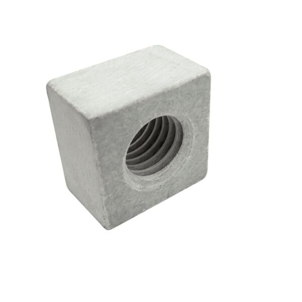 SQN-58-11UNC 0.625 inch x 11UNC Fiberglass Square Nut 800x800 - Max-Gain Systems, Inc.