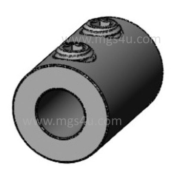 0.25 inch to 0.25 inch Shaft Coupling Stainless Steel SC-02 3D Render 800x800 - Max-Gain Systems Inc