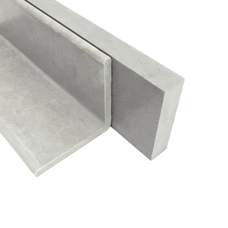 FSRP-2-HALF 2 inch x 0.50 inch Fiberglass Flat Strip Solid Rectangle matches side length with ANG-2-2-1875 2x2 inch On-Side 0.1875 Wall Fiberglass Angle 800x800 - Max-Gain Systems Inc