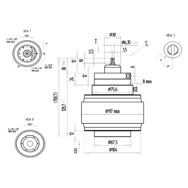 Comet CVMX-1500BW-8-BEAA-J or CV05W-1500K8 Drawing - Max-Gain Systems, Inc.