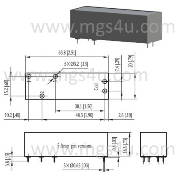 Greenstone V81C335 Vacuum Relay Drawing 800x800 - Max-Gain Systems, Inc.
