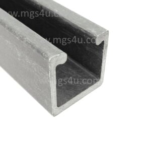 SST-158DG-158-18-F 1.625 On-Side x 1.625 On-Side x 0.125 inch WALL x 0.200 base Fiberglass Strut laying flat 800x800 - Max-Gain Systems, Inc.
